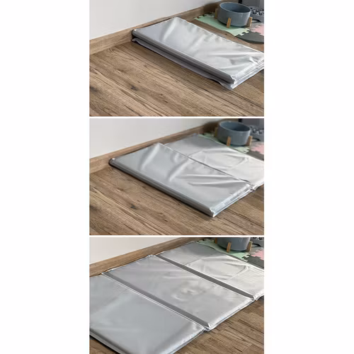 Kylmatta för djur 110x70 cm grå XXL