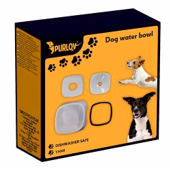 Hund- eller kattskål 1,5 l - Vattenskålar - set om 2