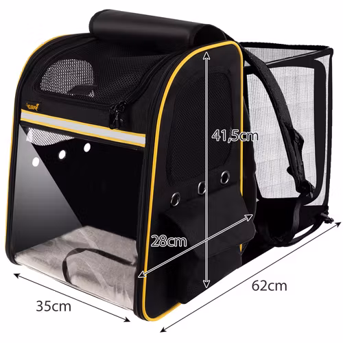 Kattväska Ryggsäck - Transportväska för katt & hund