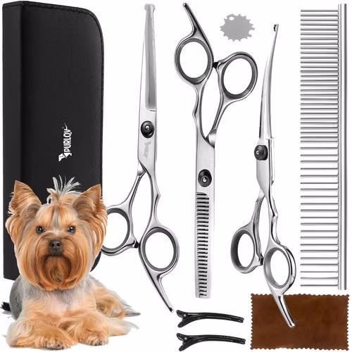 Hundklippare Kit - Saxar för hund-Hundsaxar set 7 delar