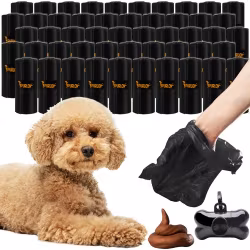 Set med bajspåsar + fodral -HUNDAVFÖRSELSPÅSAR PURLOV 50 RULLAR