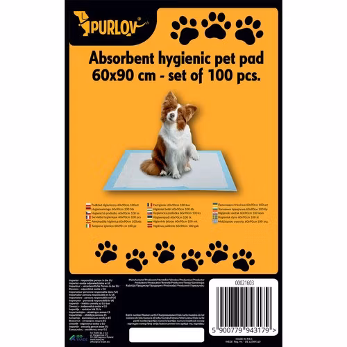 Hygiendyna 60x90cm 100 st +  HUNDBAJSPÅSAR 30 st