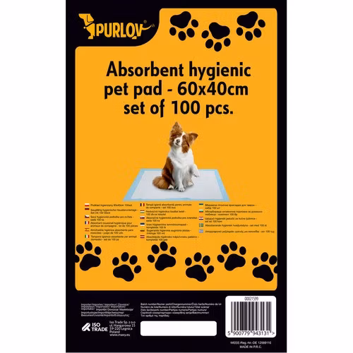 Hygiendyna 60x40cm 100 st + HUNDBAJSPÅSAR x 30
