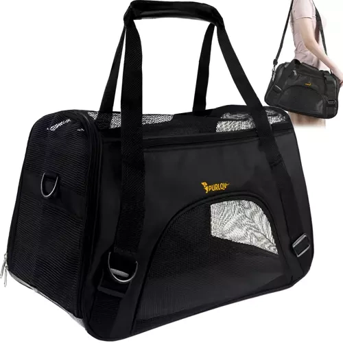 Transportväska för husdjur med hjul 50x30x25 cm max 8 kg