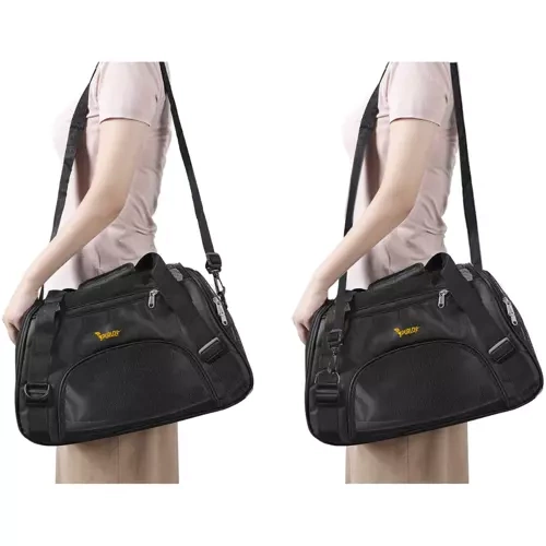 Transportväska för husdjur med hjul 50x30x25 cm max 8 kg