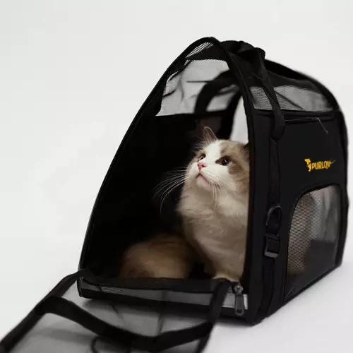 Transportväska för husdjur med hjul 50x30x25 cm max 8 kg