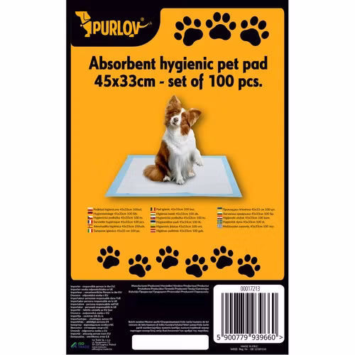 Absorberande hygiendyna - 100 st + 30 st påsar
