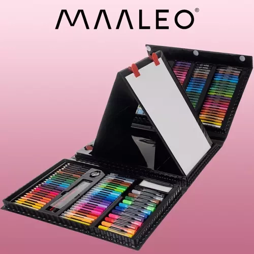 Painting set in suitcase - 208 pieces