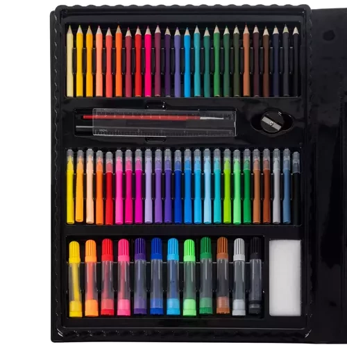 Painting set in suitcase - 208 pieces