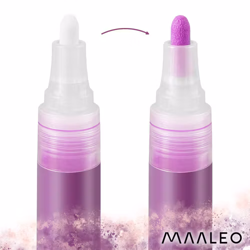 Akrylpennor, tuschpennor, vattenfasta markörer, set med 16 för stenar