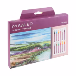 Akrylpenne 12 farver, vandtætte penne, dekorative penne med farve