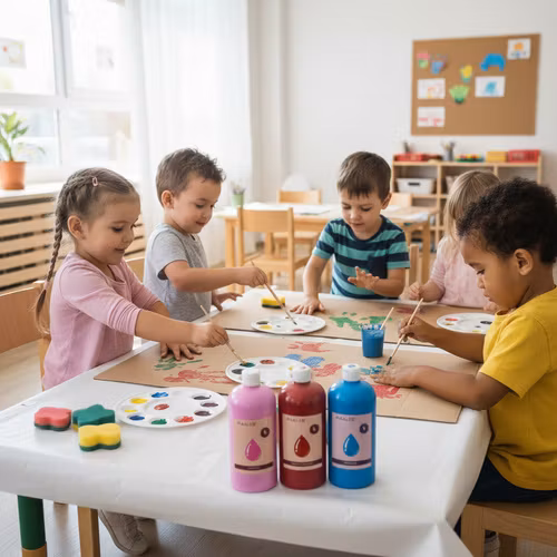 Posterfärger - set med 12 st x 1L