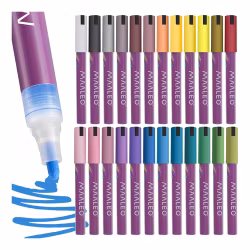 Akrylpennor - set med 24