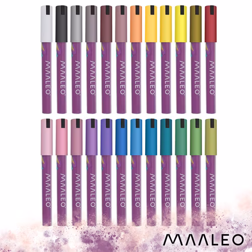 Akrylpennor - set med 24