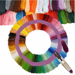 Garntråd - broderikit 150 farver