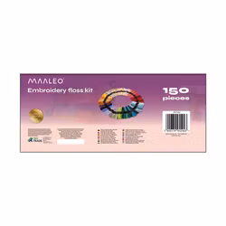 Garntråd - broderikit 150 farver