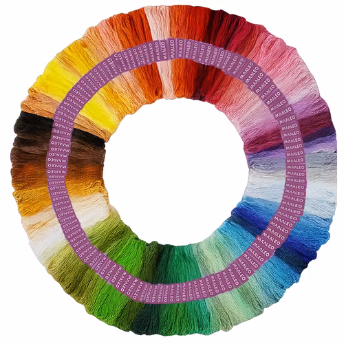 Garntråd - broderikit 150 farver