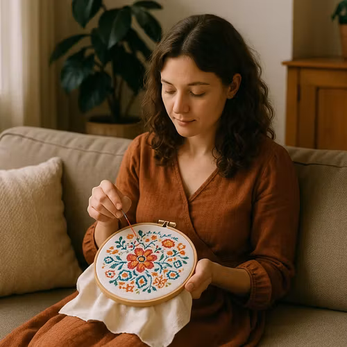 Garntråd - broderikit 150 farver