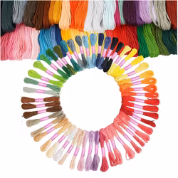 Garntråd - broderisæt 50 farver