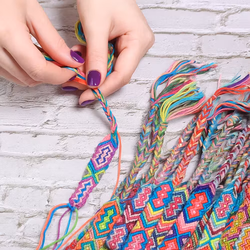 Yarn thread - embroidery set 50 colors