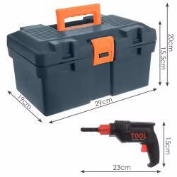 Værktøjskasse til børn, sæt med 32 dele i en pose