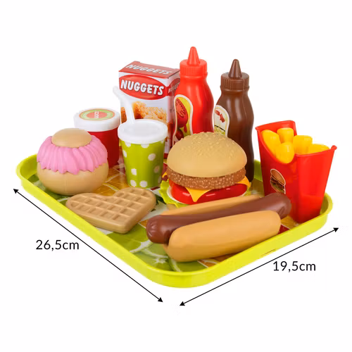 Snabbmatsset - en färgglad leksak för kreativ matlagning 26-delars