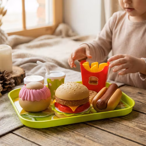 Snabbmatsset - en färgglad leksak för kreativ matlagning 26-delars