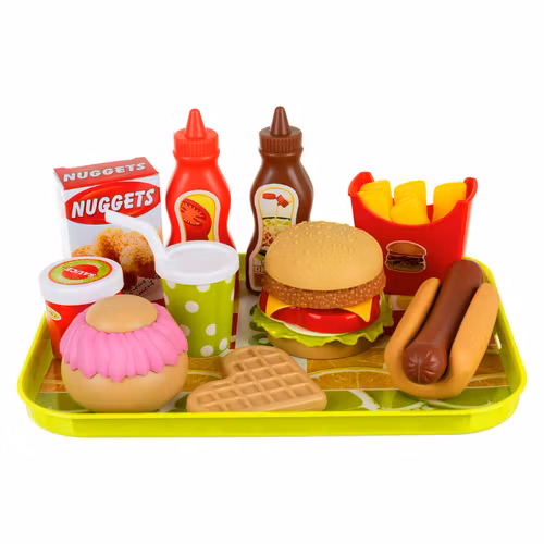 Snabbmatsset - en färgglad leksak för kreativ matlagning 26-delars