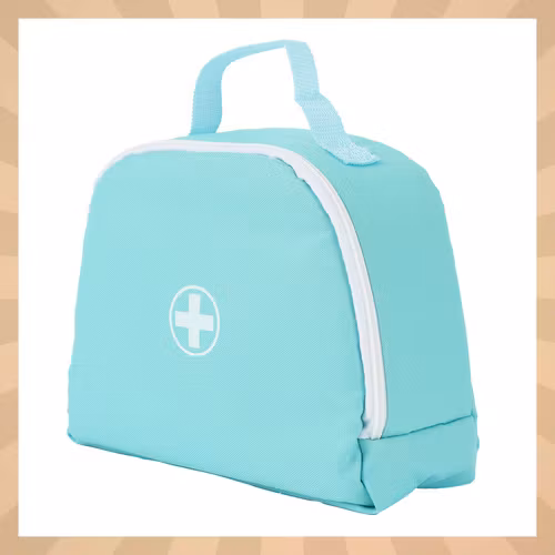 Läkarväska för barn, Little Dentist Set, 24 delar i -första hjälpen-kit som present.