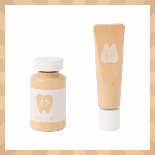 Läkarväska för barn, Little Dentist Set, 24 delar i -första hjälpen-kit som present.