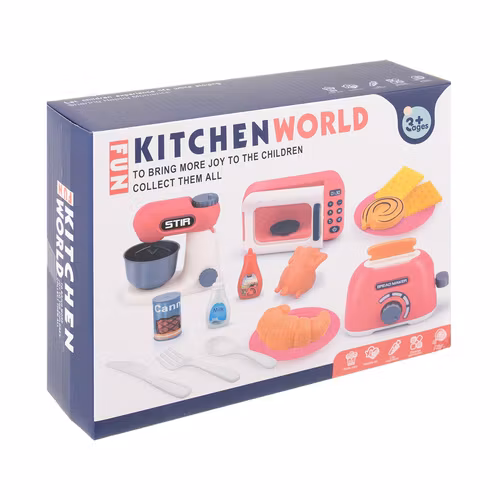 Set med kökstillbehör för barn 26 delar