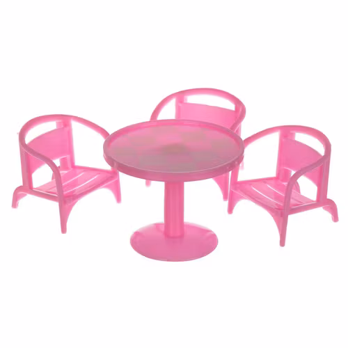 Dockhus i 3 våningar med balkong + docka + 22 möbler