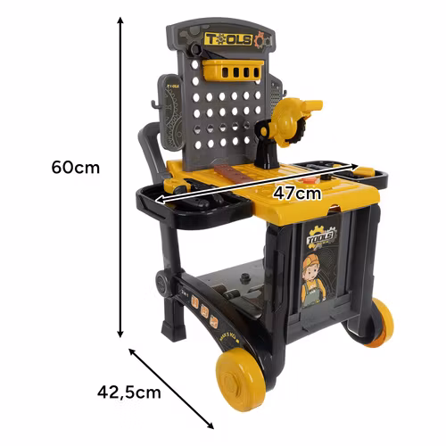 Leksaksverkstad för barn, 59-delars 3-i-1-