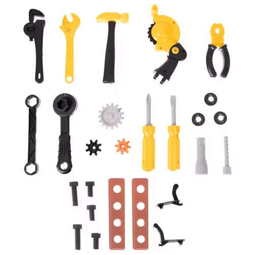 Leksaksverkstad för barn, 59-delars 3-i-1-