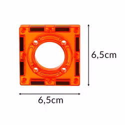 Magnetiska byggklossar3D , 110-delars bollbana för barn