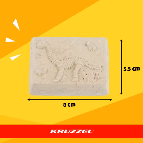 Kruzzel 5-i-1 dinosaurieutgrävningsset, fossilgruva för barn