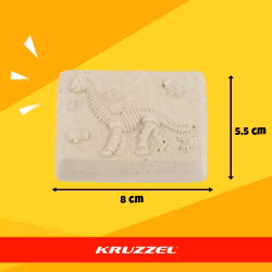 Kruzzel 5-i-1 dinosaurieutgrävningsset, fossilgruva för barn