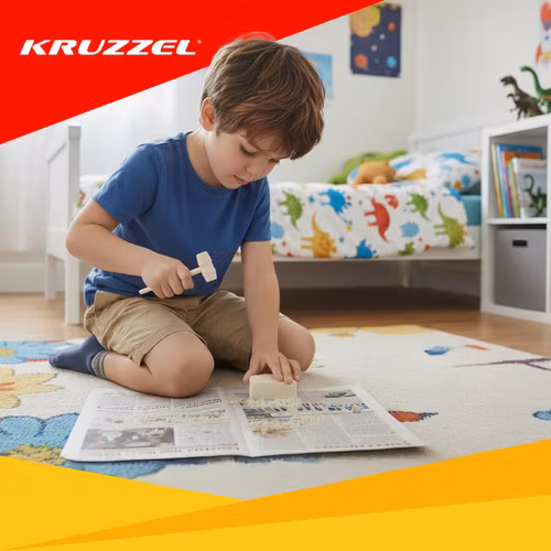 Kruzzel 5-i-1 dinosaurieutgrävningsset, fossilgruva för barn