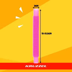 POP Sensoriska Rör - Set med 10 färgglada, flexibla, töjbara