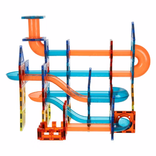 Magnetiska klossar - bollbana 96 delar