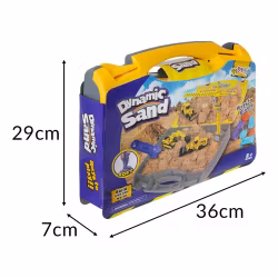 Kreativ Sand med XXL Byggset, Sandlåda i Resväska