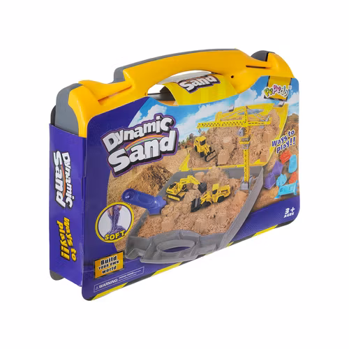 Kreativ Sand med XXL Byggset, Sandlåda i Resväska