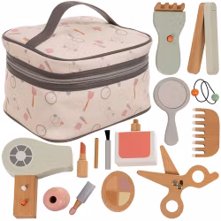 Sminkset i trä för barn - 17-i-1 Kruzzel  sminktillbehör
