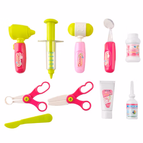 Litet doktorset för barn – en pedagogisk medicinsk leksak med tillbehör