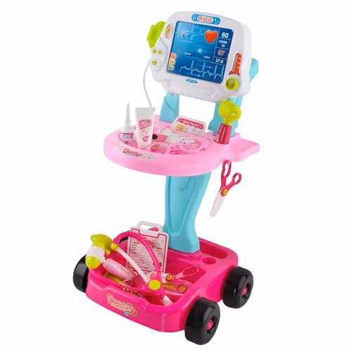 Litet doktorset för barn – en pedagogisk medicinsk leksak med tillbehör