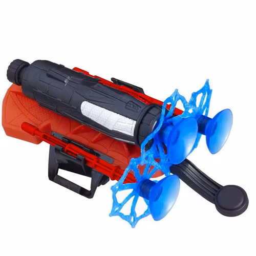 Handske med nätkastare, skjutande spindelhandske, tre pilar, pilar