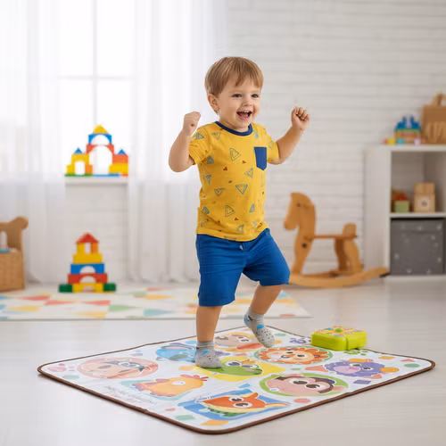 Musikmatta interaktivt dansspel roligt för barn