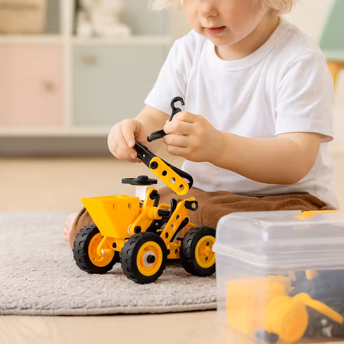 Byggklossar - fordon 100 delar