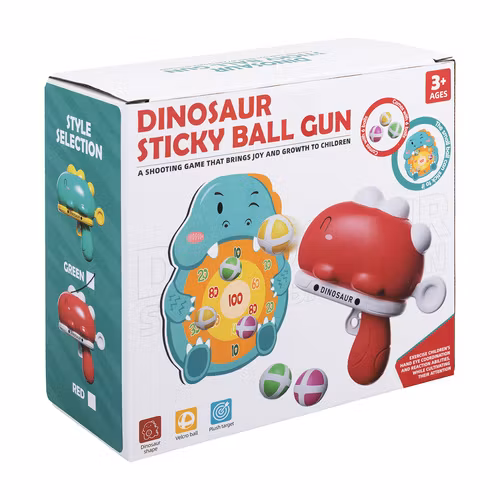 Arkadspel med dinosaurieskjutning