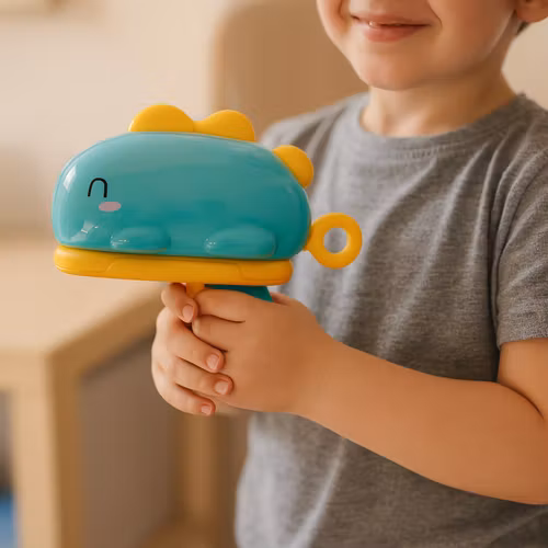 Arkadspel med dinosaurieskjutning